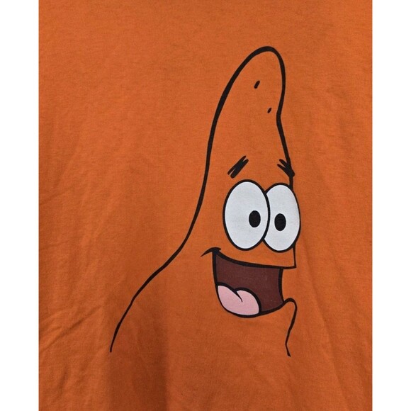 Spongebob Squarepants T-Shirt Mens‎ L Patrick Hello Do I Know You Ringer Y2K - Picture 2 of 8